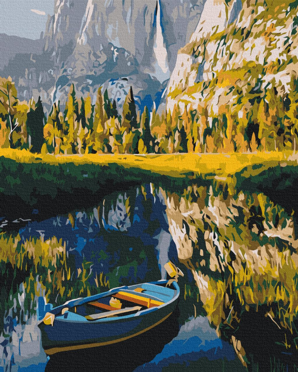 Човен серед гір