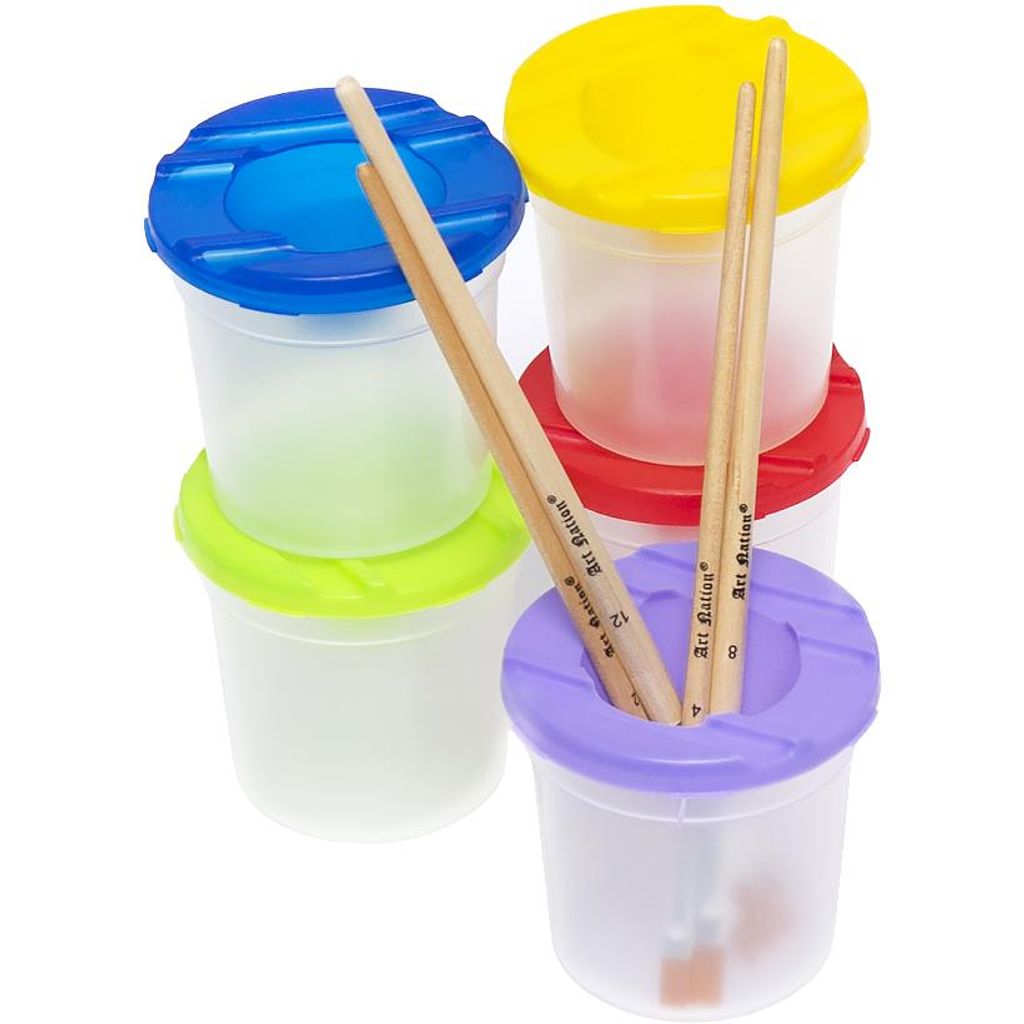 Склянка-непроливайка одинарна в асортименті