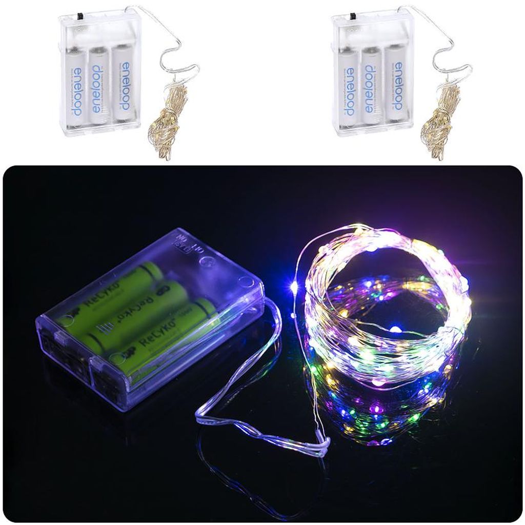 Гірлянда "Роса" 100 світлодіодів 10 м мультиколір