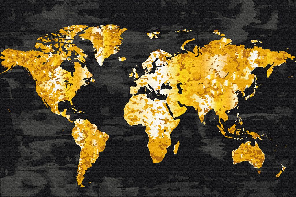 Карта Світу GOLD