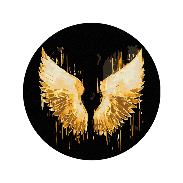 Крила янгола (Чорне полотно)