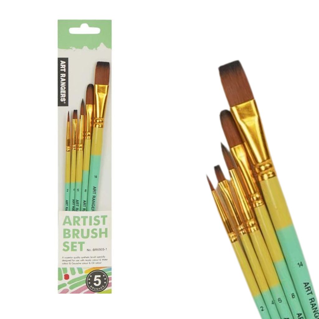 Набір пензлів художніх 5шт "Art Ranger"