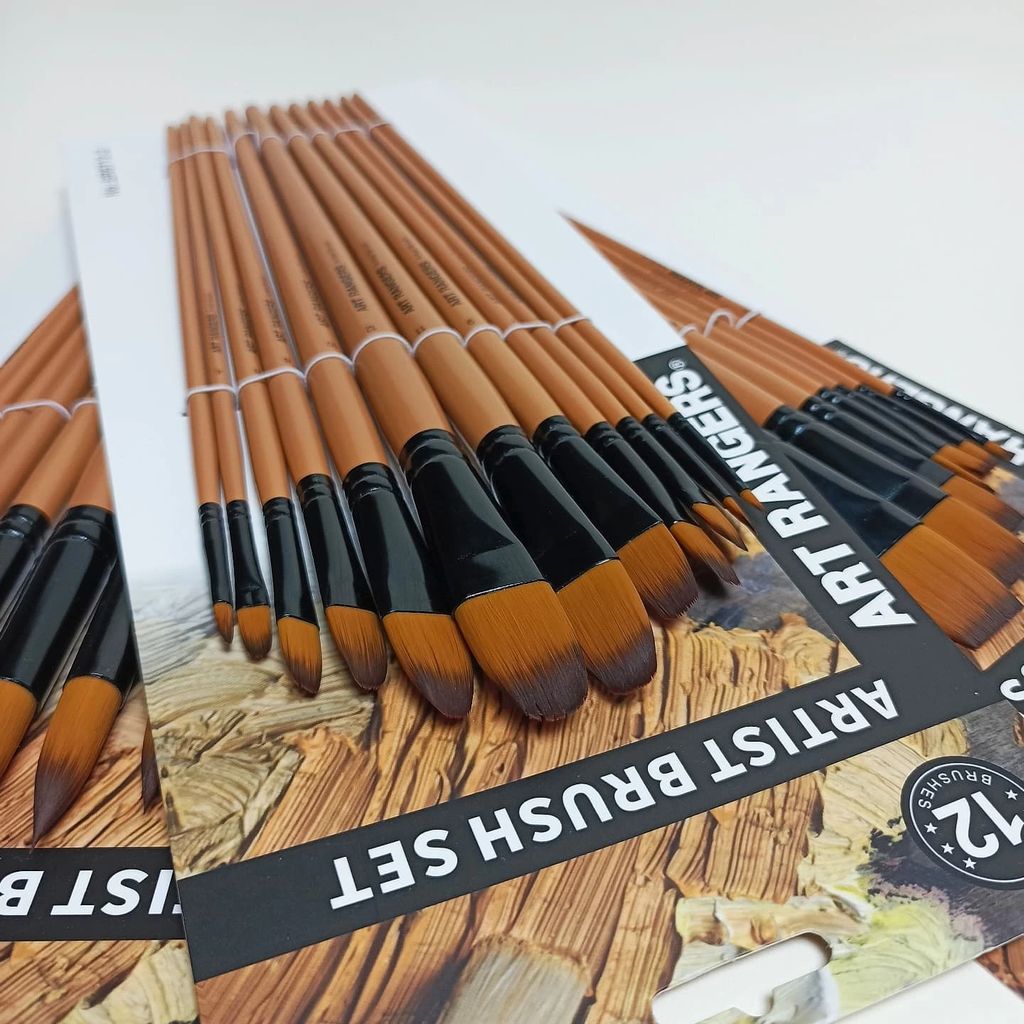 Набір пензлів "Art Rangers" 2 12шт. нейлон