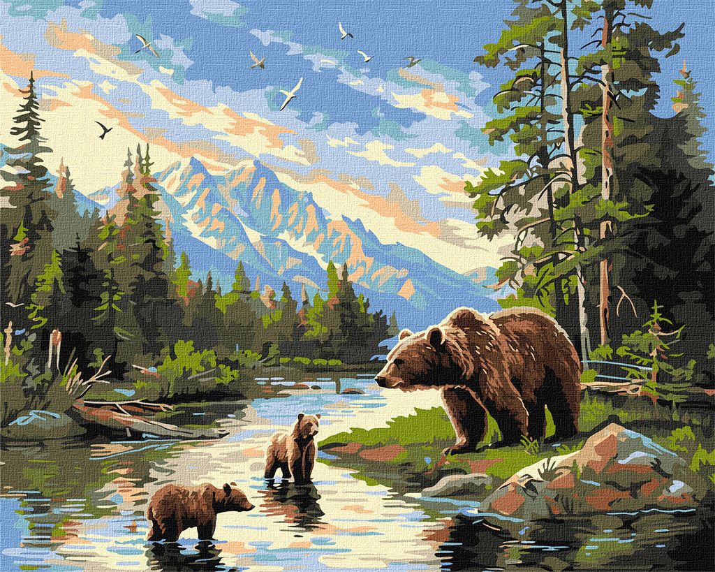 Ведмедиця і ведмежата