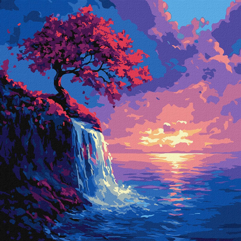 Сакура в потоці