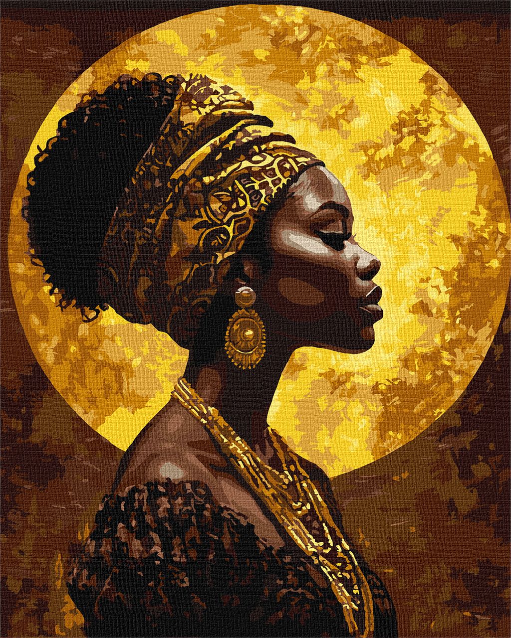 Під золотим сонцем з фарбами металік