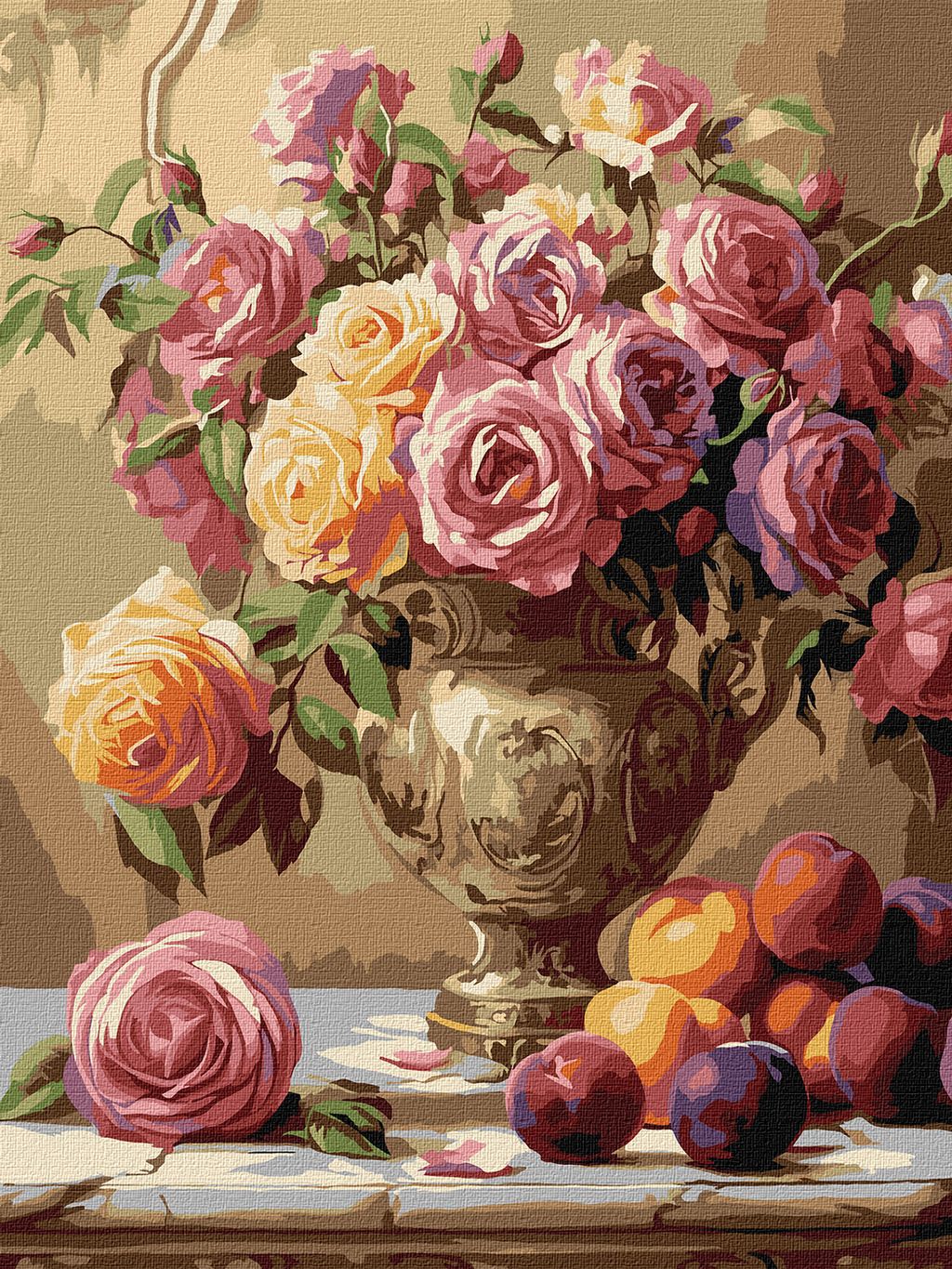 Різнокольорові троянди