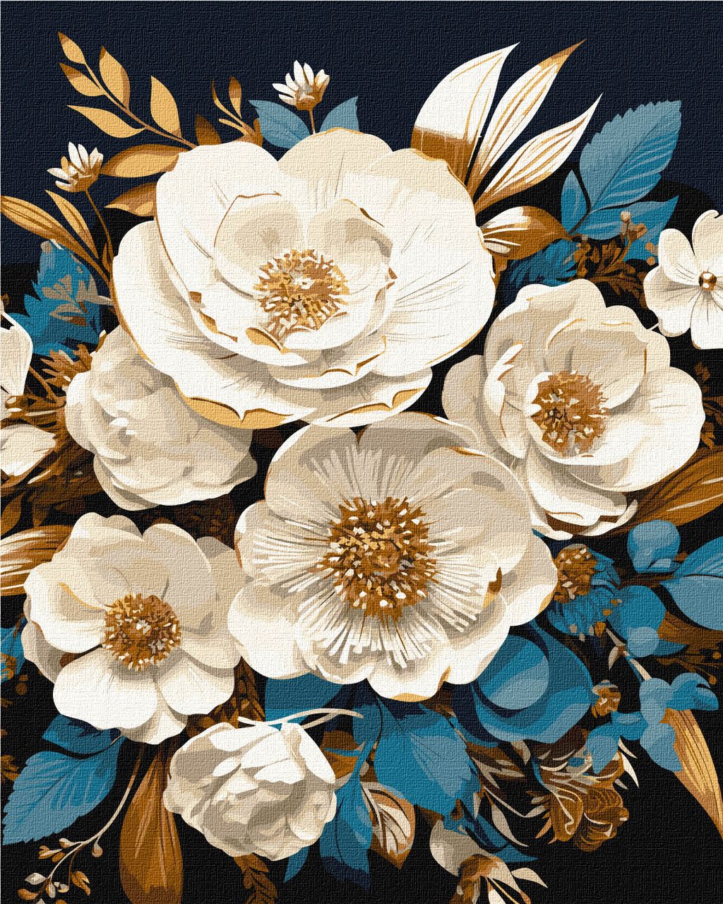 Біла симфонія з фарбами металік extra