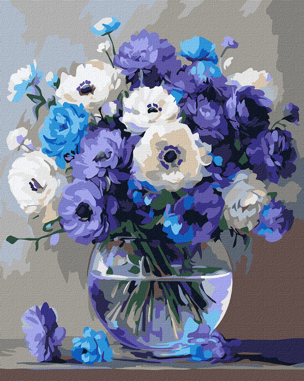 Букет блакитних квітів