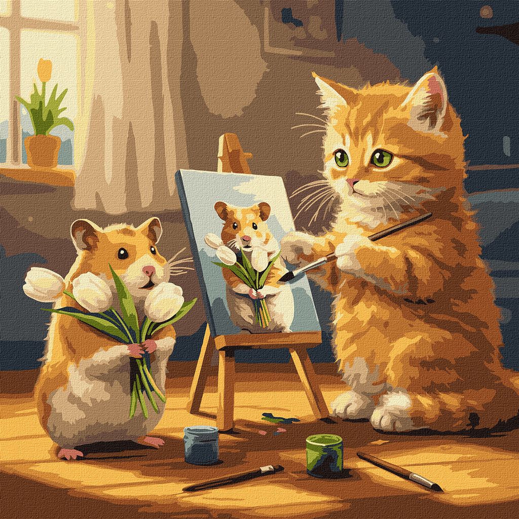 Кіт художник