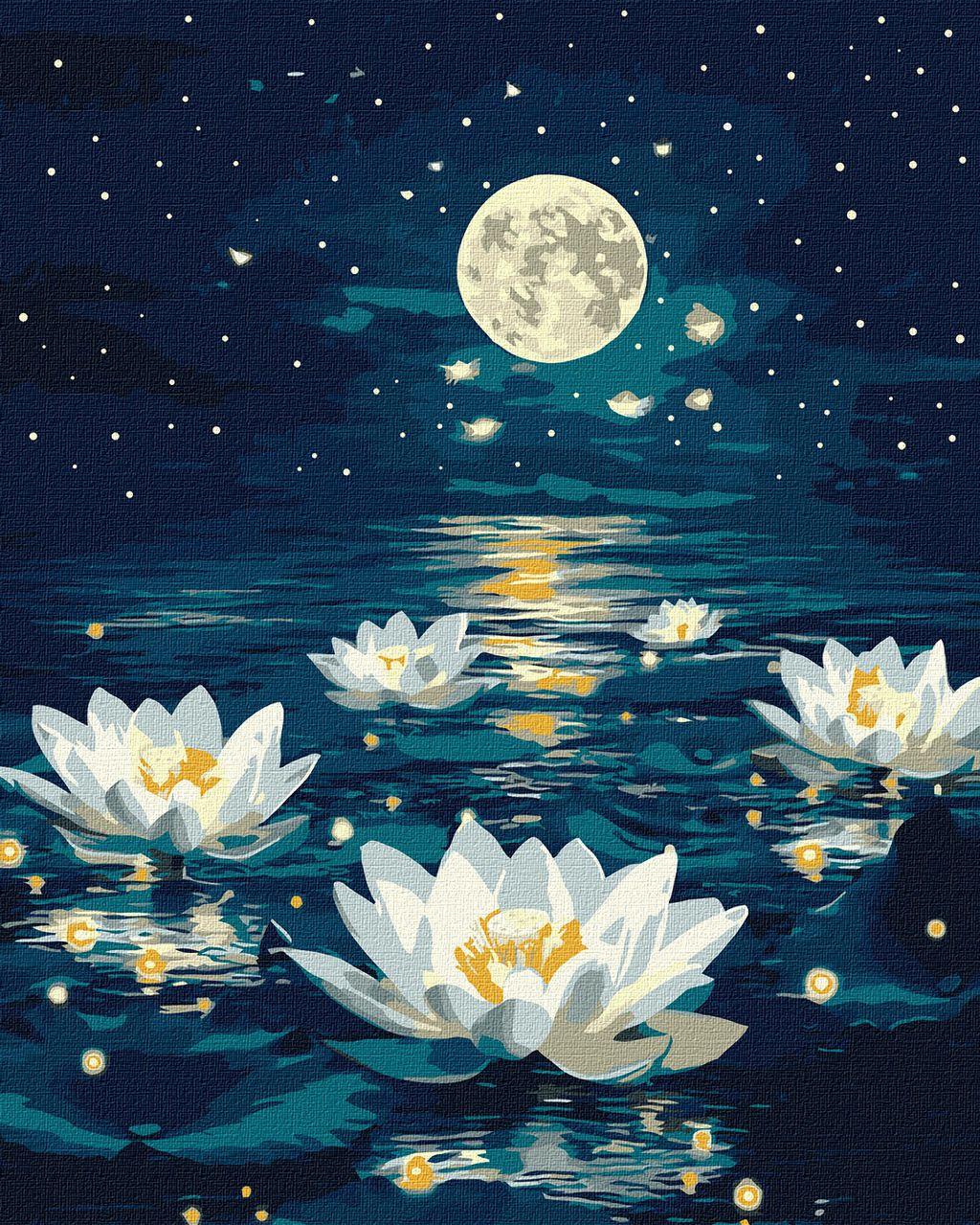 Лотос під сяйвом з фарбами металiк extra