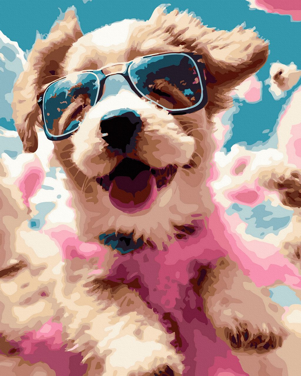 Пес у рожевих хмарах