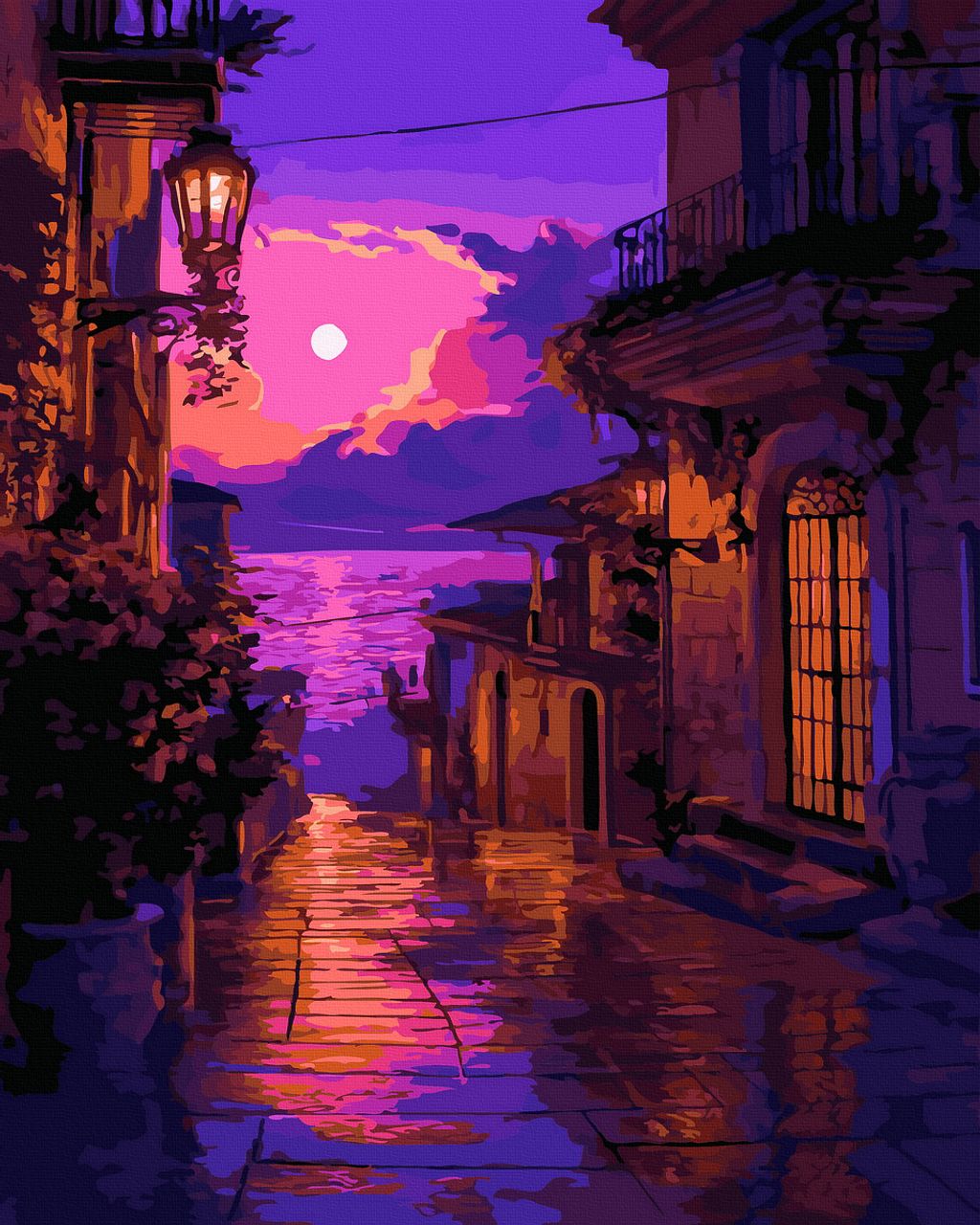 Місто під місяцем