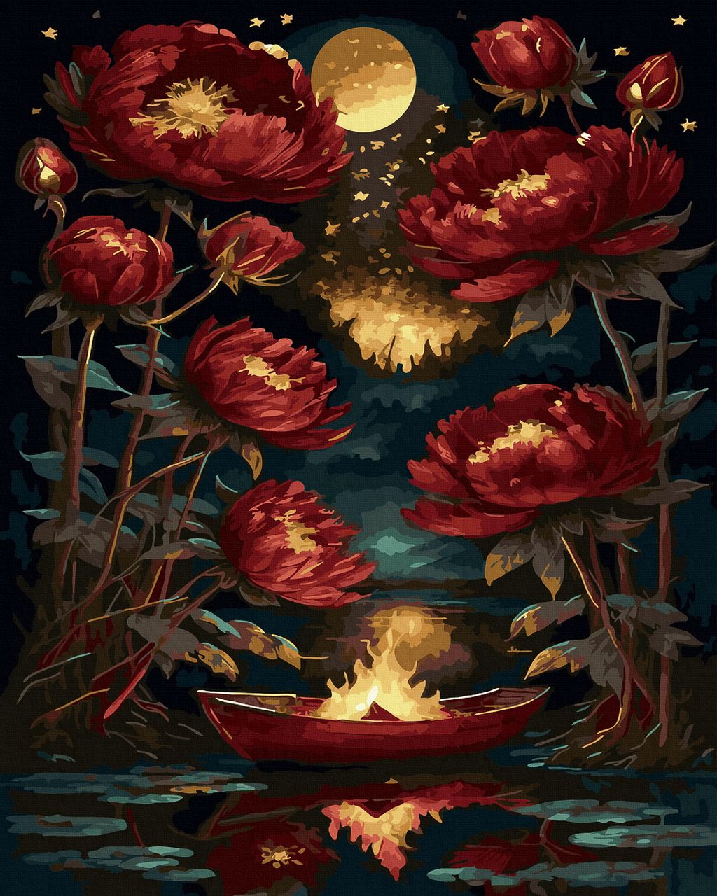 Вогонь серед півоній