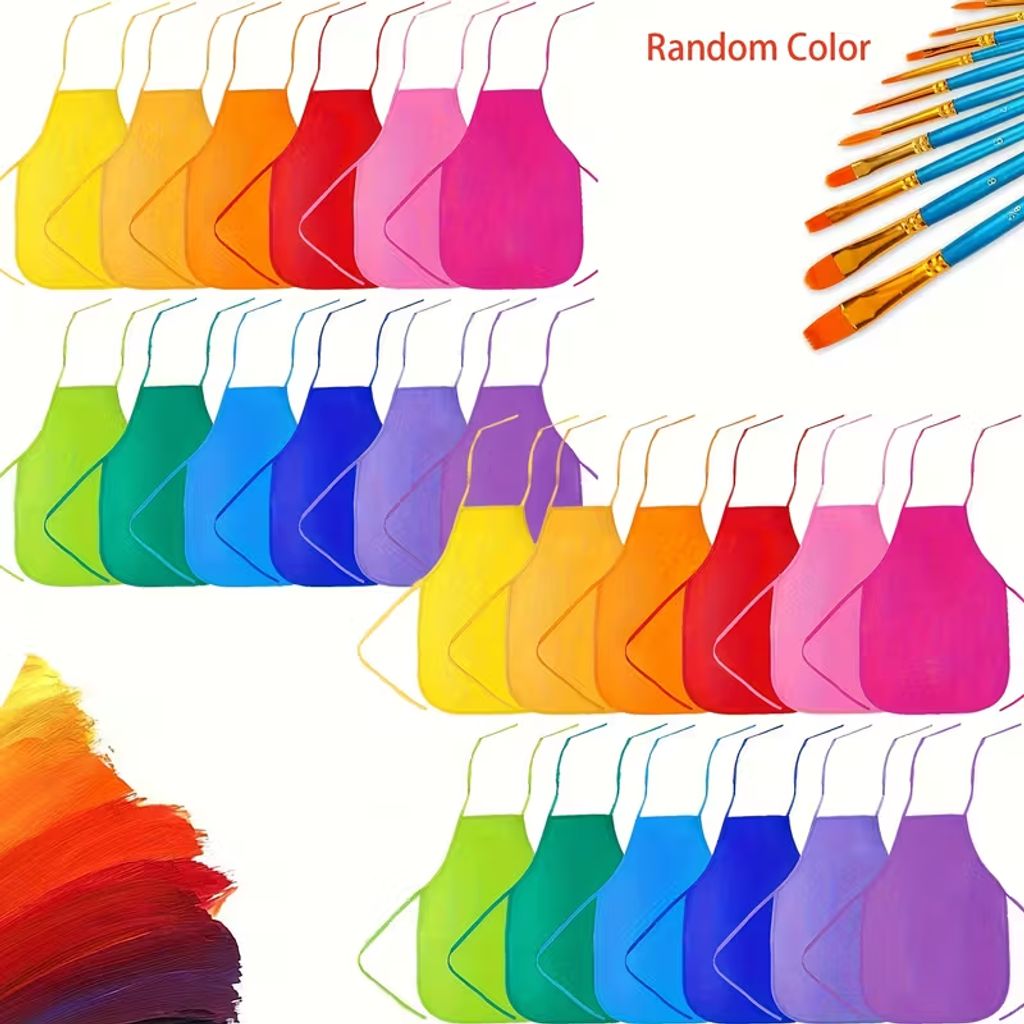 Дитячий фартух для малювання в асортименті. 1 шт