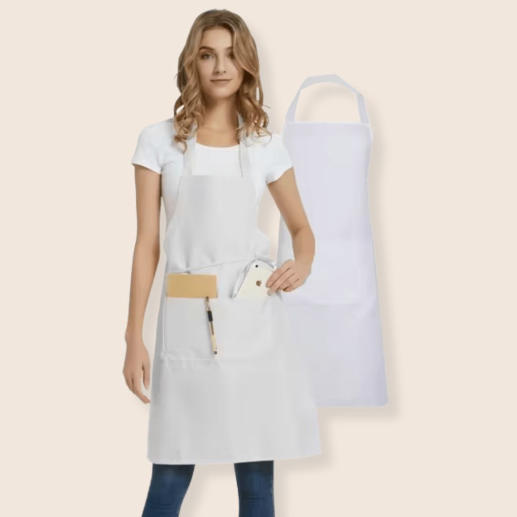 Фартух для творчості, білий