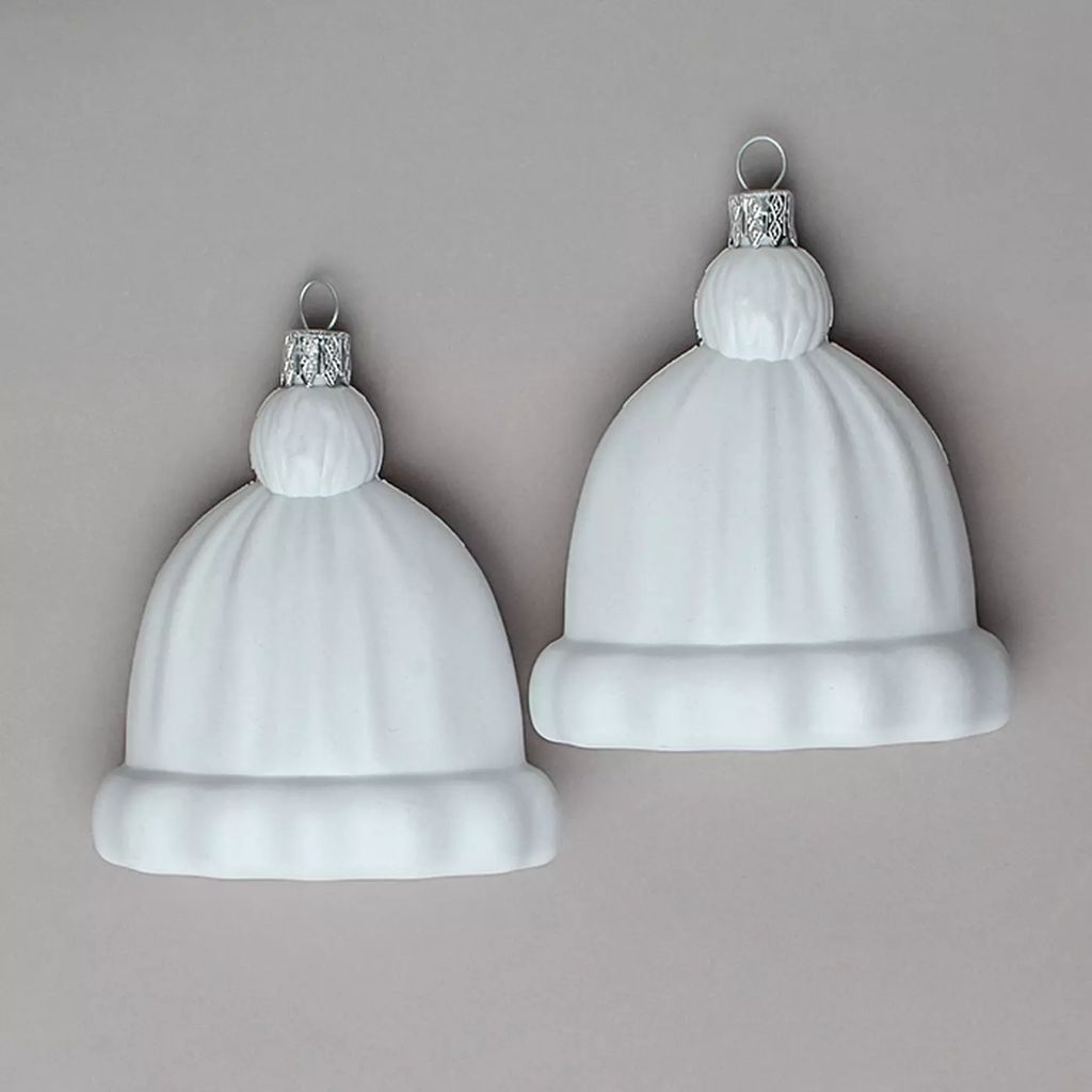 Заготівля новорічна “Шапочка”, 8×8,5 см, пластикова біла