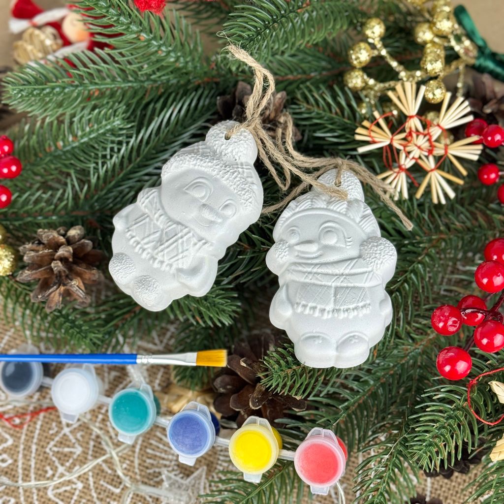 Набір гіпсових прикрас для розфарбовування «Новорічне Чудо»