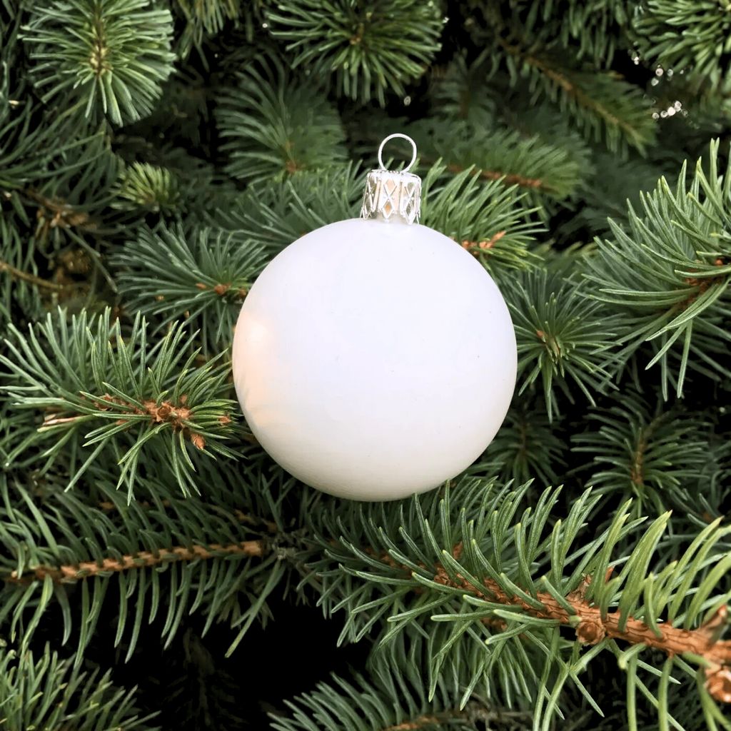 Куля заготівля пластикова, d = 6 см, біла