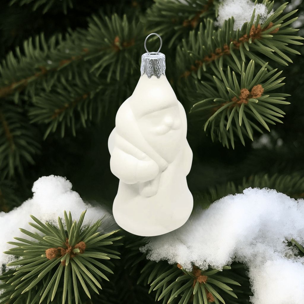 Заготівля новорічна “Дід Мороз”, 10×5 см, пластикова біла