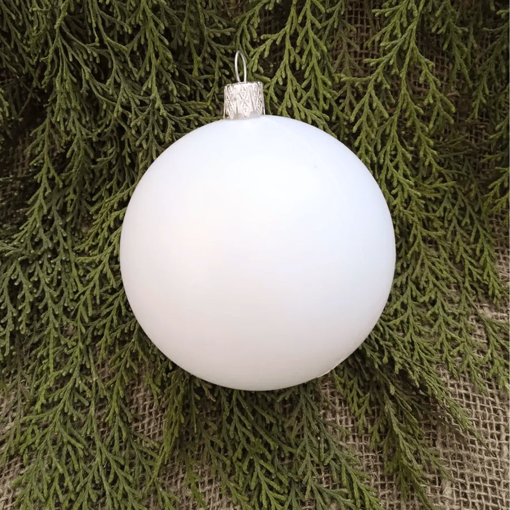 Куля заготівля пластикова, d = 10 см, сіро-біла