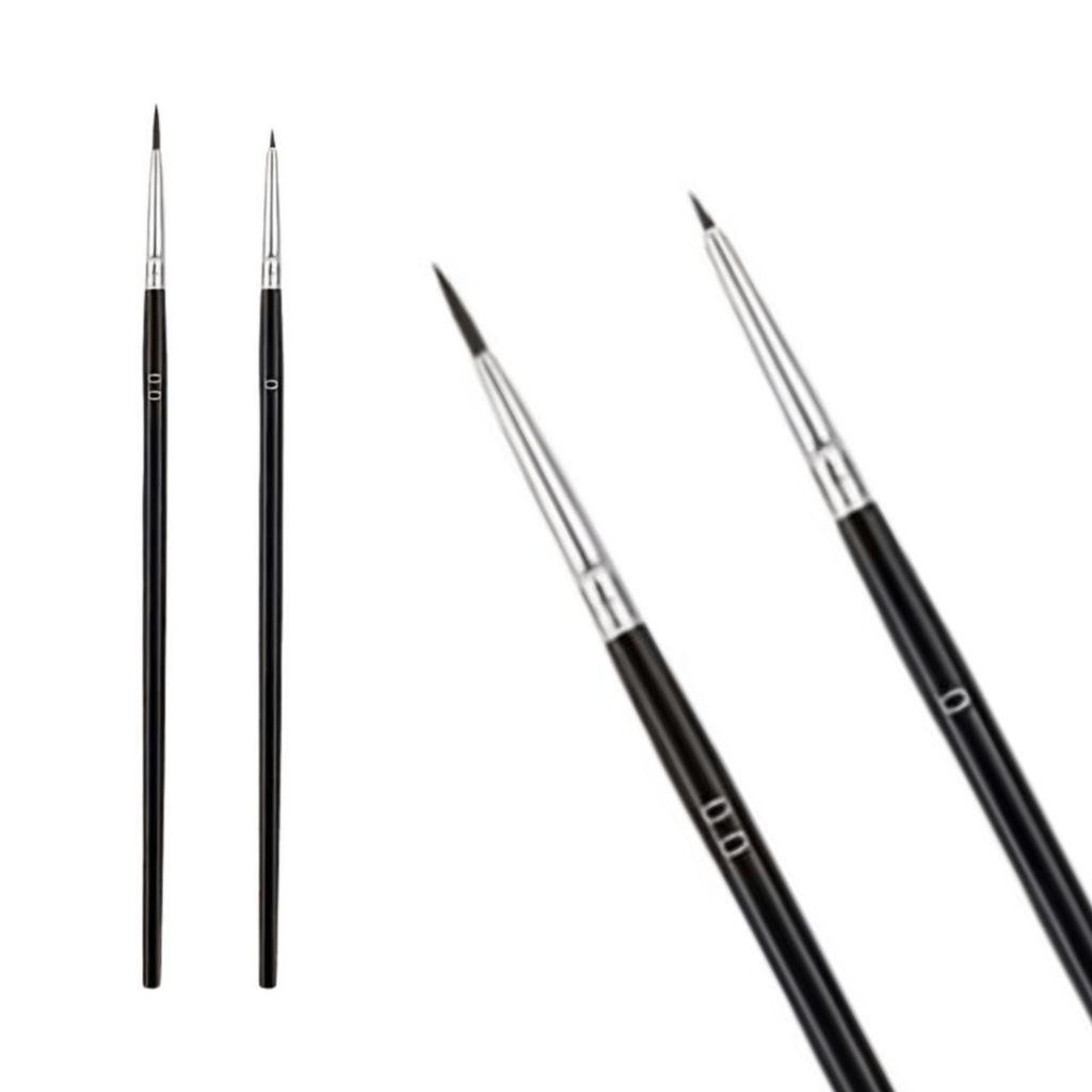Тонкі художні пензлі 2 шт для деталізації