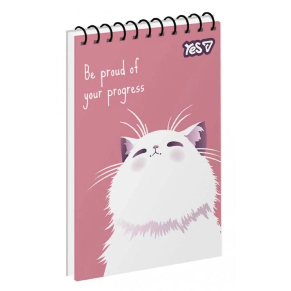 Блокнот А7/80 # спіраль зверху "YES" , "Proud Moments"
