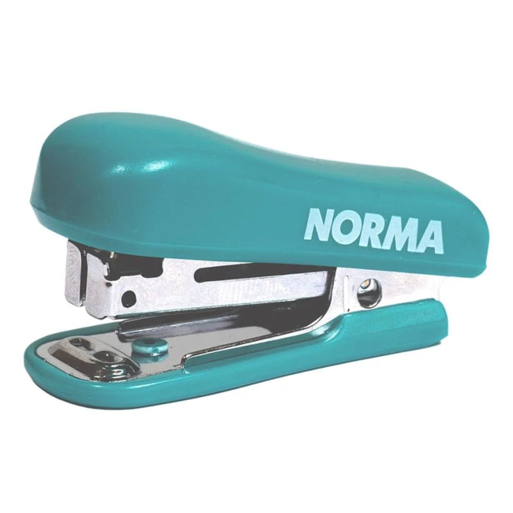 Степлер №10/4, 8л. "NORMA"  27 мм, з дестепл., зелений