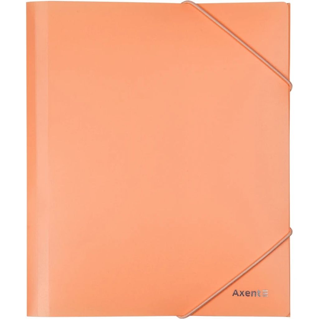 Папка на гумках А5 "Axent" Pastelini, персикова
