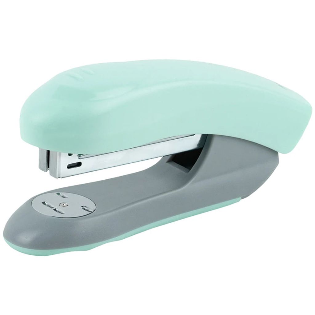 Степлер №24/6, 20 л. "Axent" Welle-2 пласт., Pastelini, м'ятний