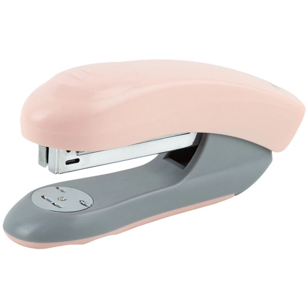 Степлер №24/6, 20 л. "Axent" Welle-2 пласт., Pastelini, рожевий