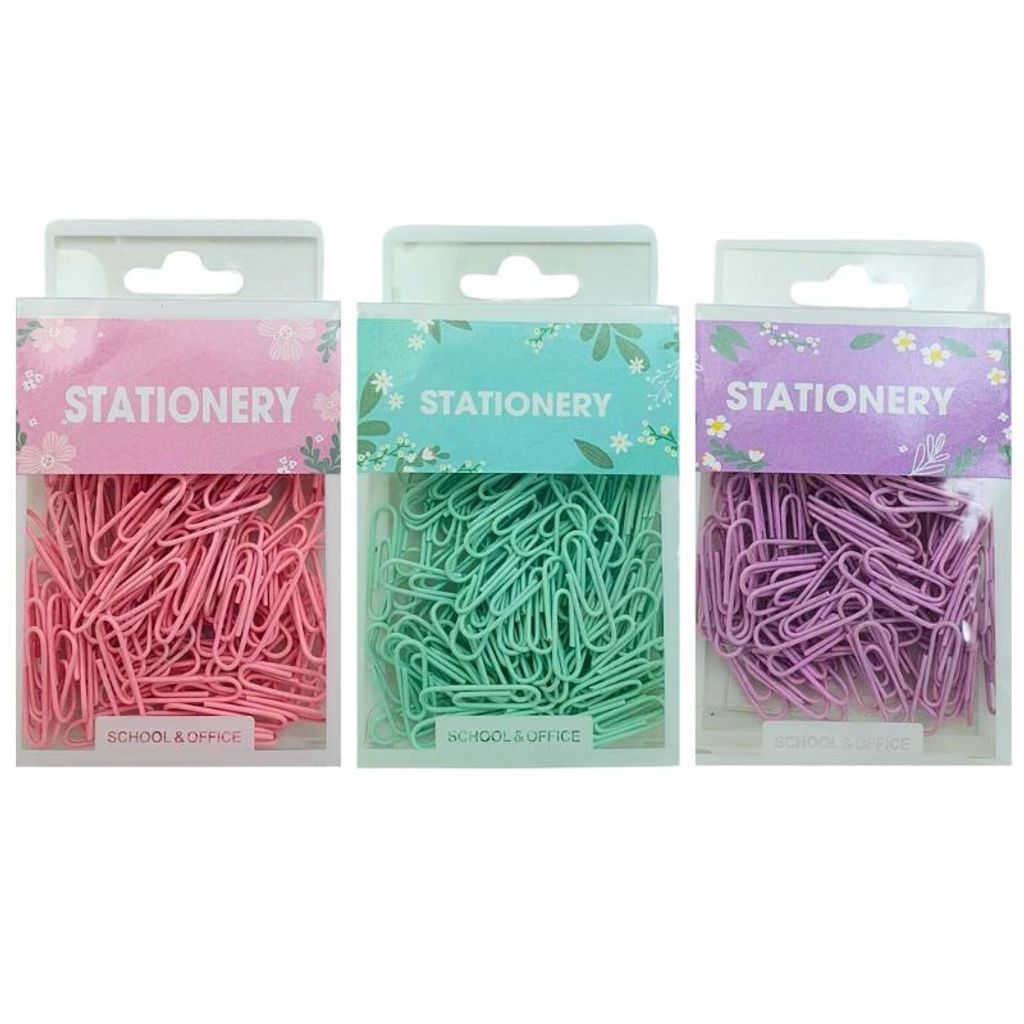 Скріпка «JO» 150шт.в упак, мікс