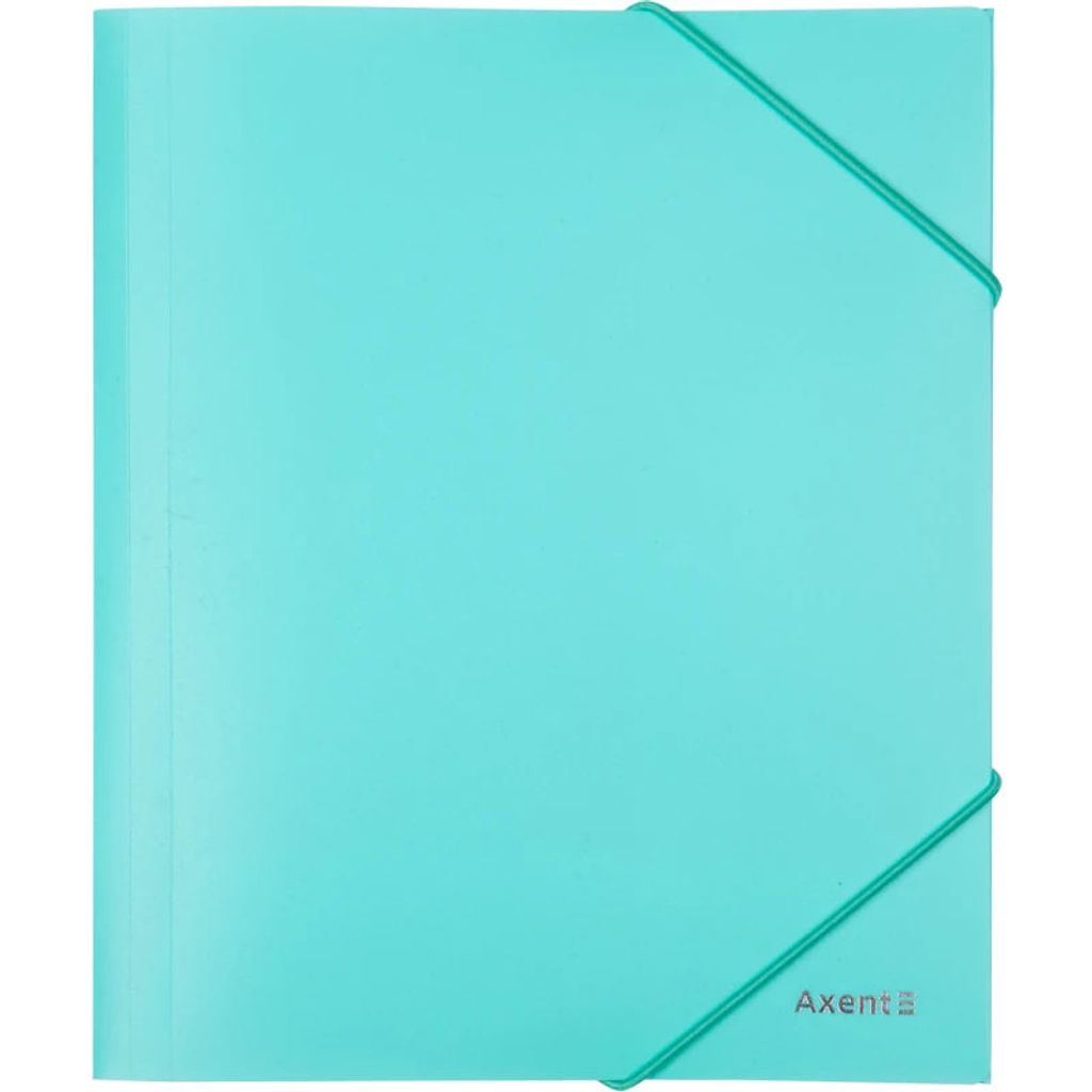 Папка на гумках, А5 "Axent" Pastelini, м'ятна