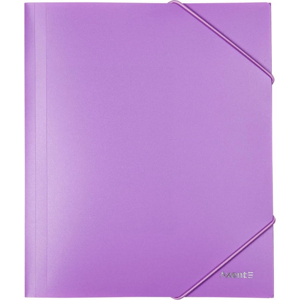 Папка на гумках, А5 "Axent" Pastelini, бузкова