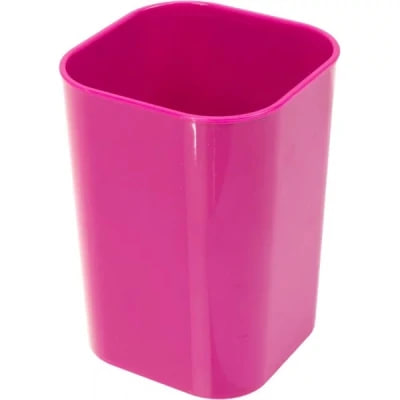 Склянка-підставка для ручок «КIП» малинова