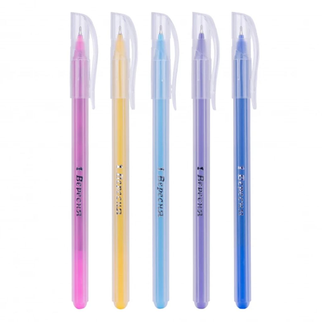 Ручка масляна «1 Вересня» «Natural» синя