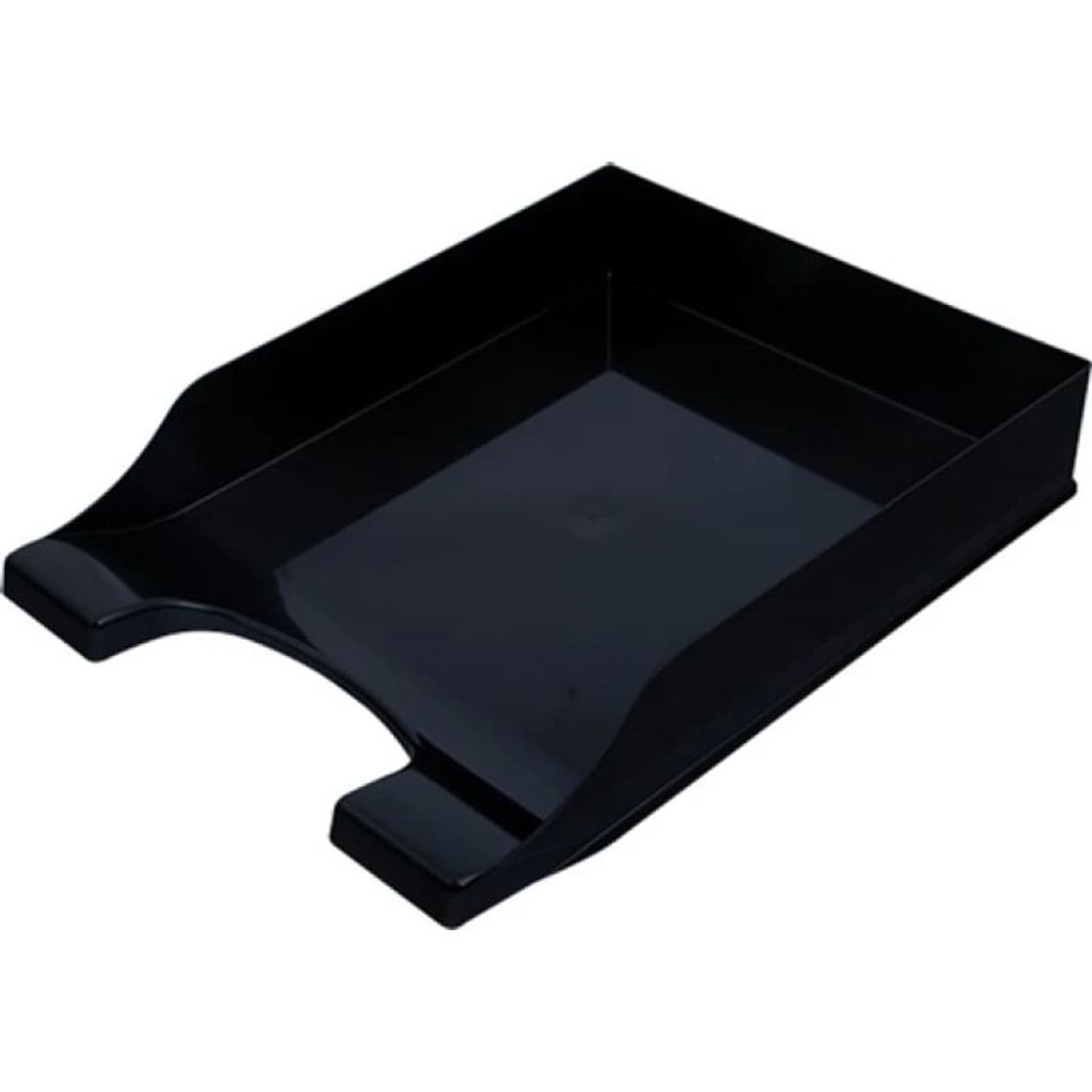 Лоток для паперу горизонтальний «КІП» ЛГ ЧОРНИЙ