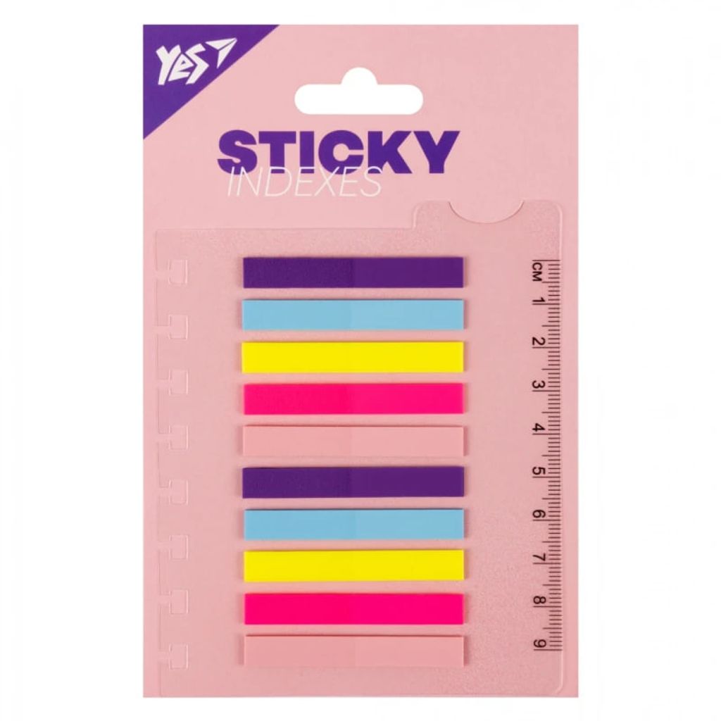 Індекс реєстру «YES» ПЛАСТИКОВІ «Fusion», 100 шт