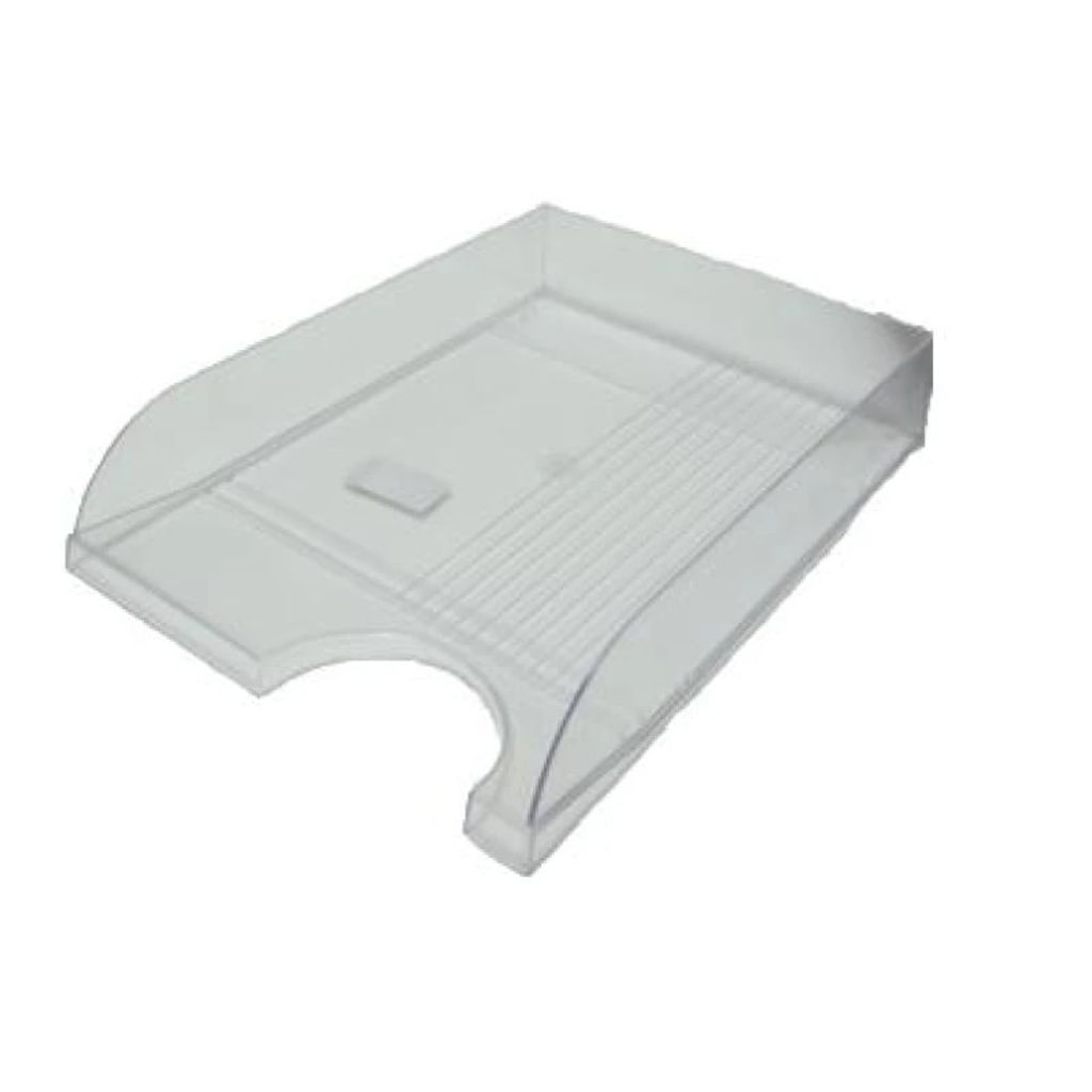 Лоток для паперу горизонтальний «КІП» ПРОЗОРИЙ