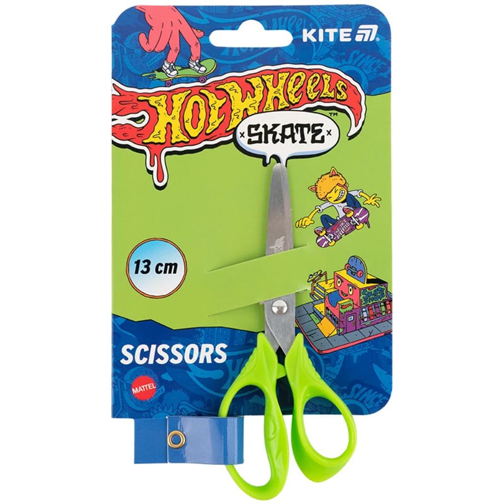 Ножиці дитячі "Kite" 13см Hot Wheels Skate