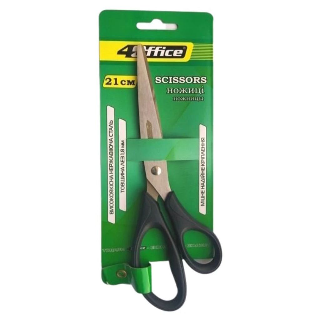 Ножиці універсальні "4OFFICE"  21 см.
