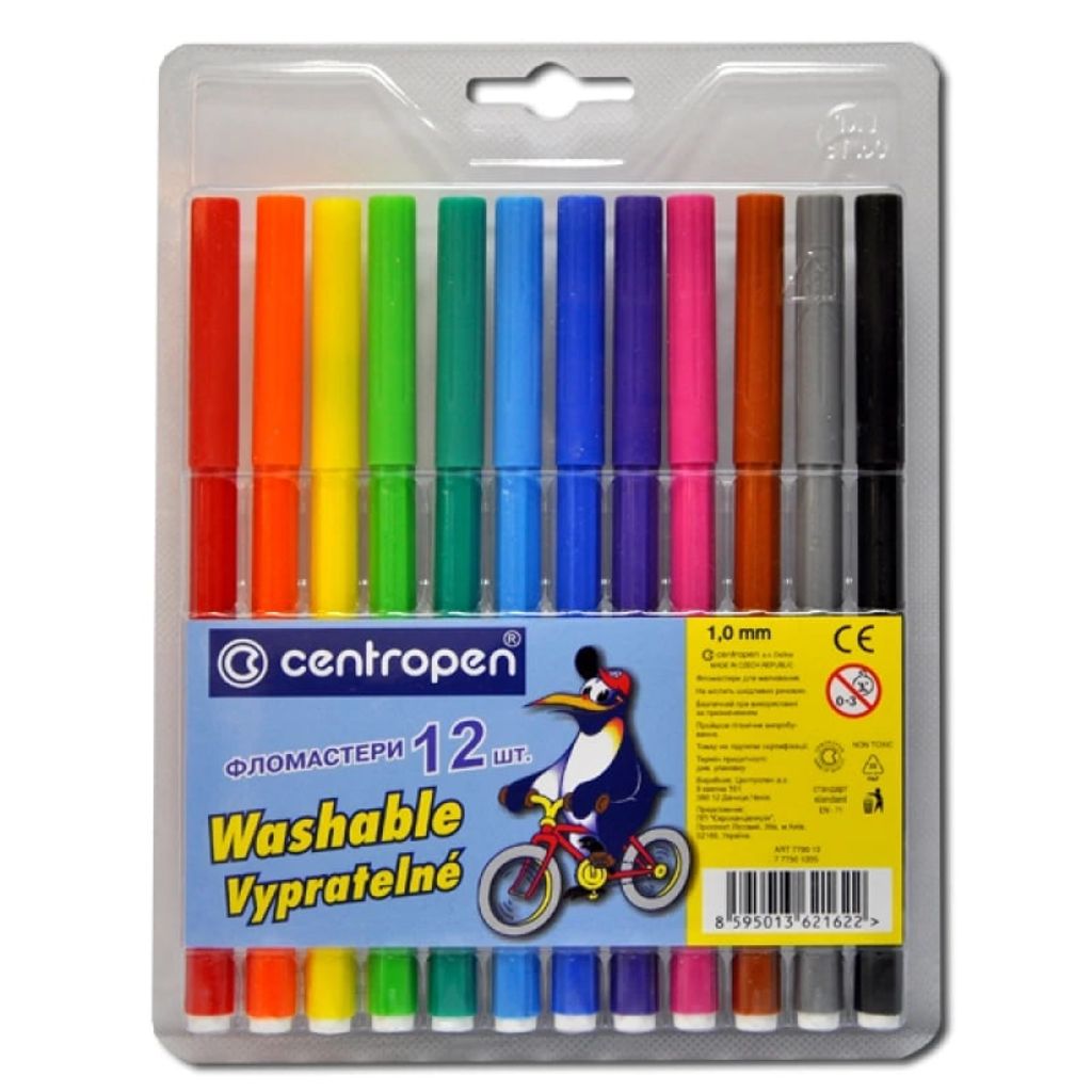 Фломастери "Centropen" 12 кол.