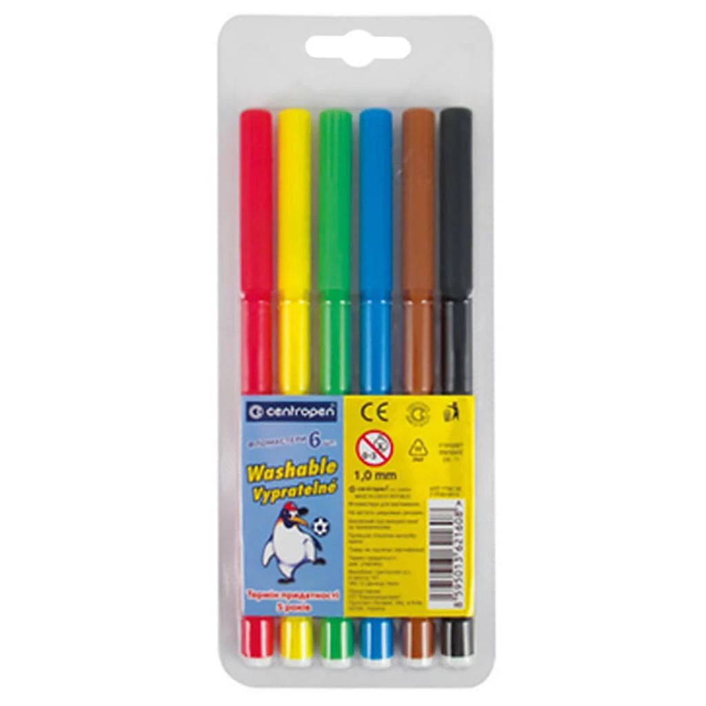Фломастери "Centropen" 6 кол. 06 ТП