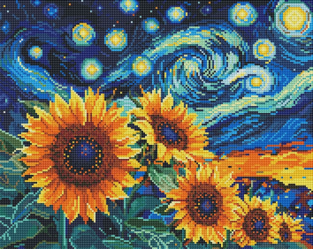 Соняшник в стилі Ван Гога