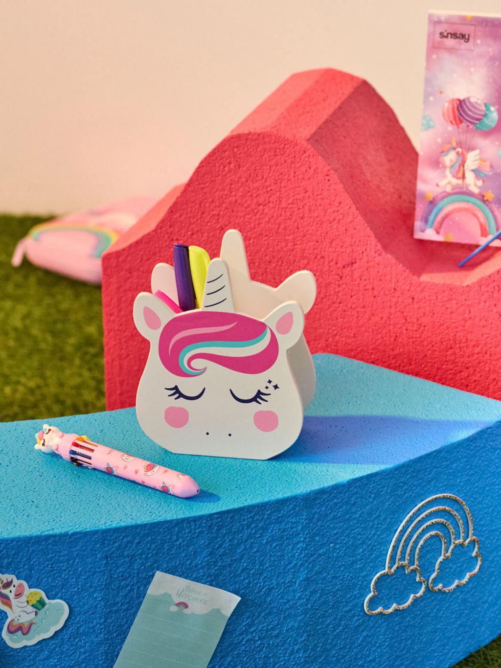 Органайзер для столу рожевий