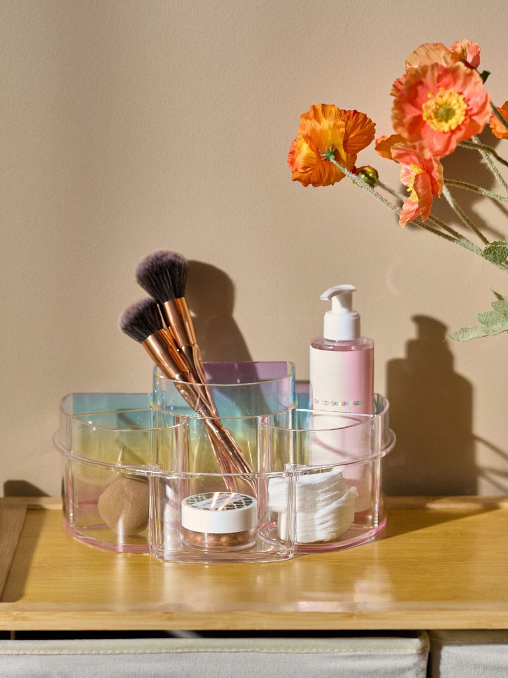 Контейнер для косметики прозорий