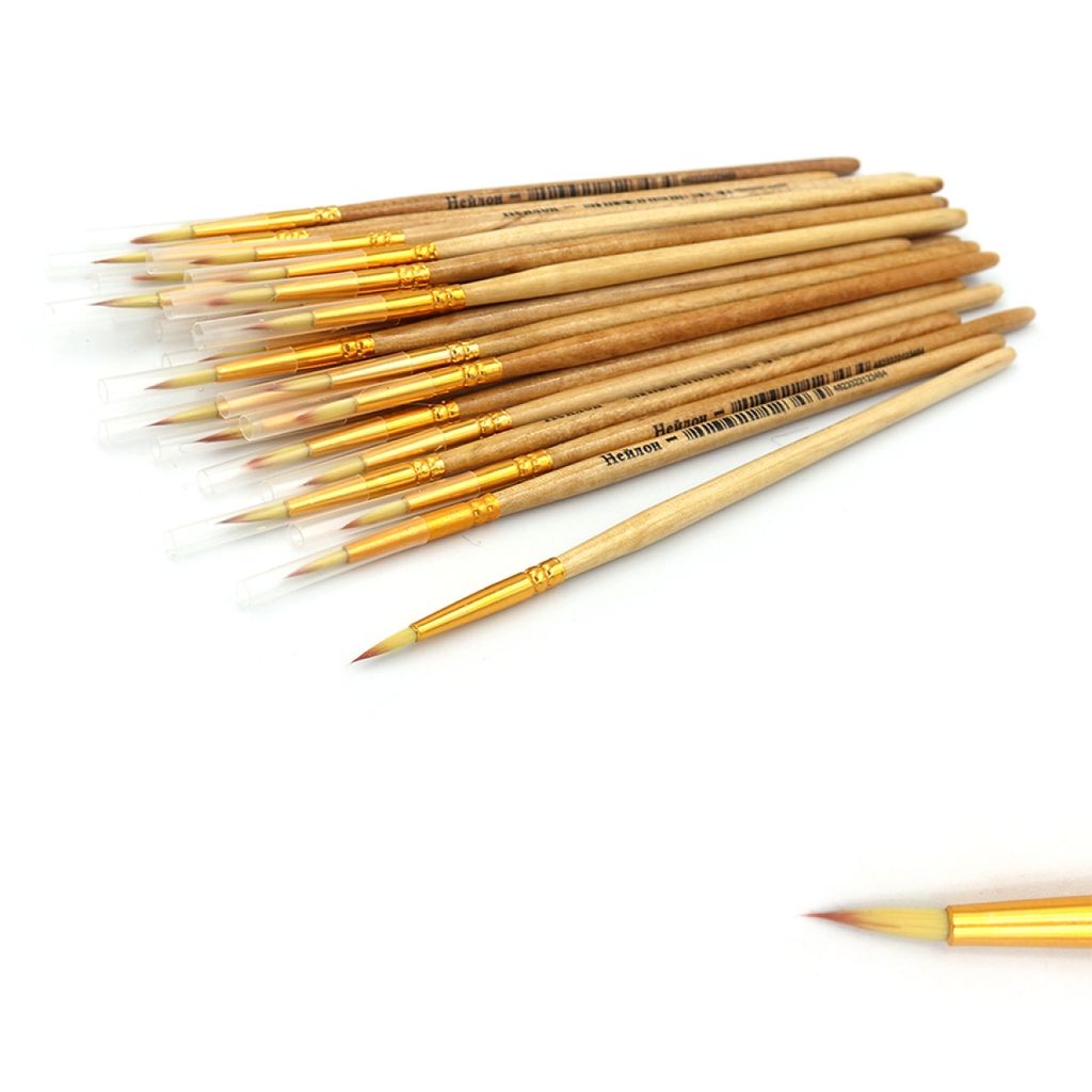 Пензлик нейлон № 1 круглий, 1 шт