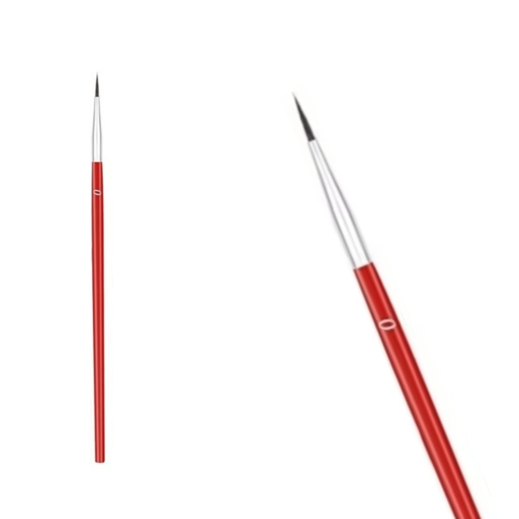 Пензлик для деталізації р.0, червоний