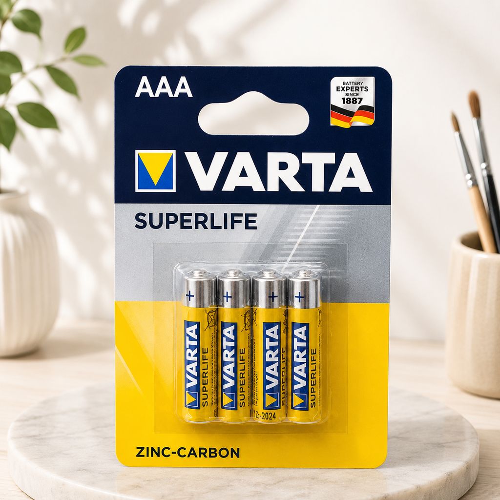 Батарейки R03 Varta Superlife AАA бл/4 шт.