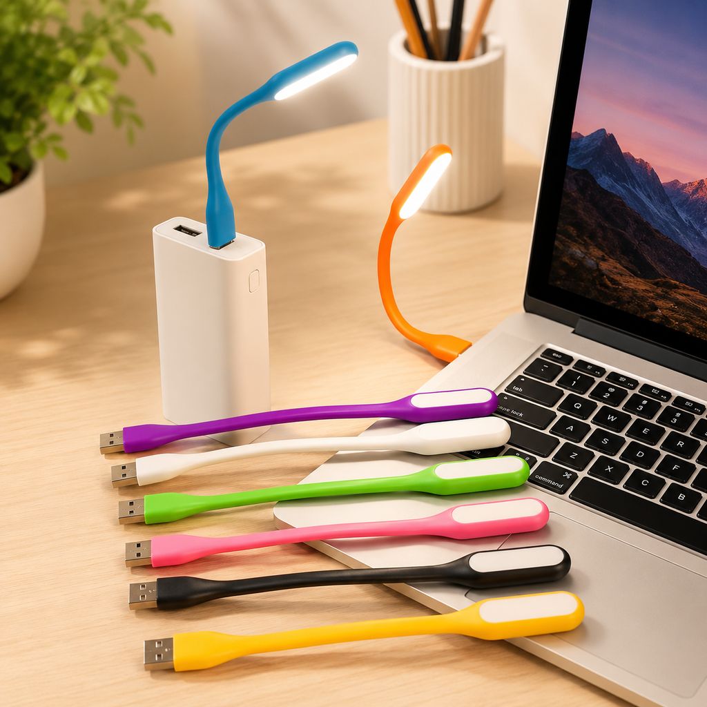 Гнучка міні USB LED Лампа в асортименті